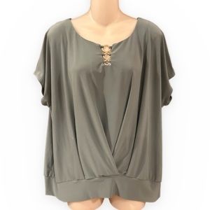 A.U.W.‎ Green Blouse